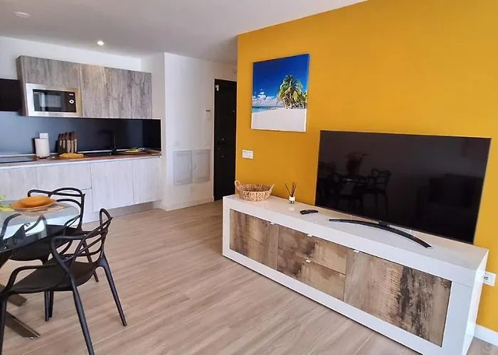 Apartamento Casilla De Costa Luz Con Terrazza Fronte Piscina La Oliva
